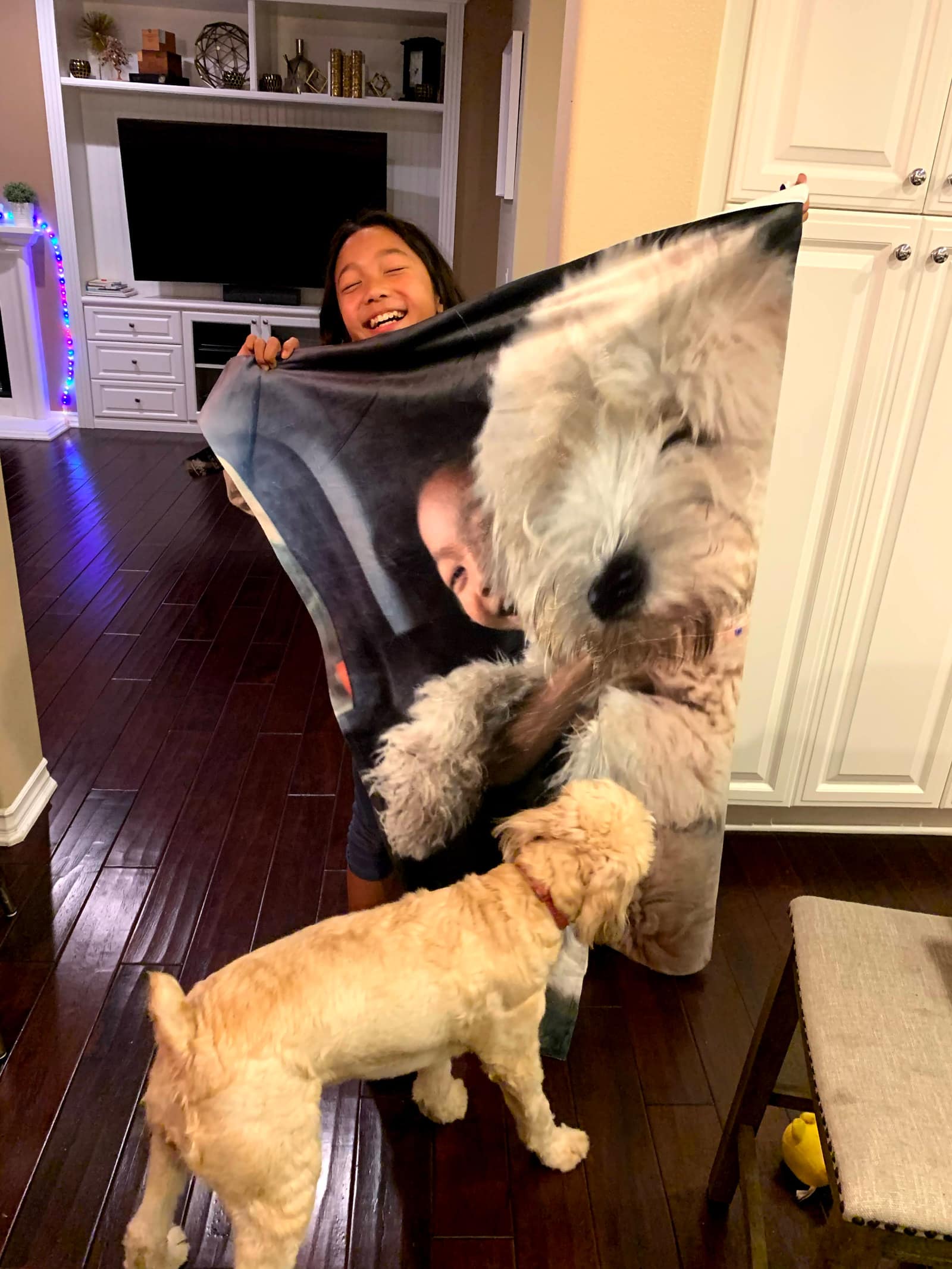 Jakob with an Evie blanket