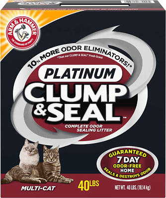 Arm & Hammer Clump & Seal Platinum Litter