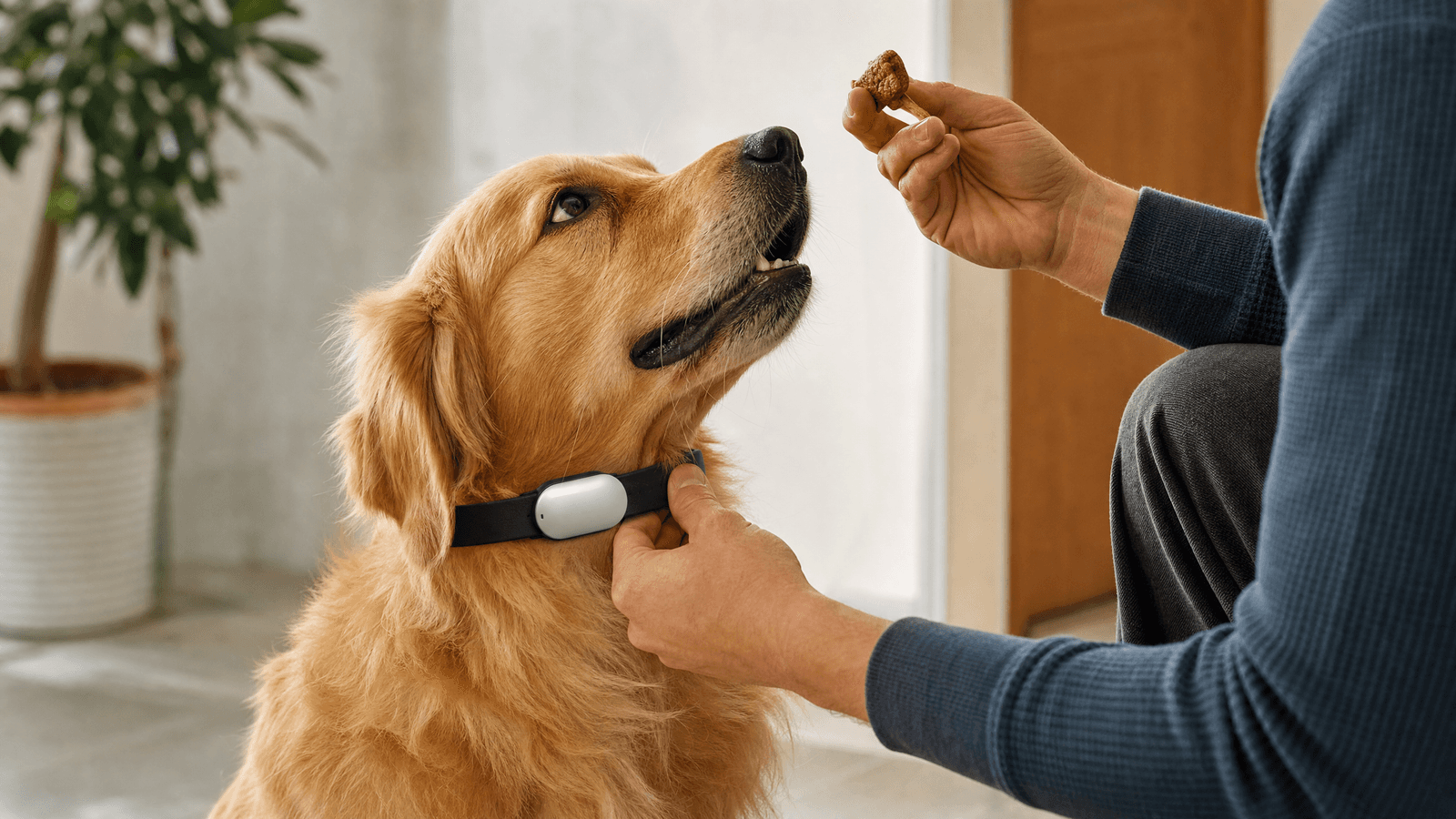 How to Get Your Dog Comfortable Wearing a GPS Collar