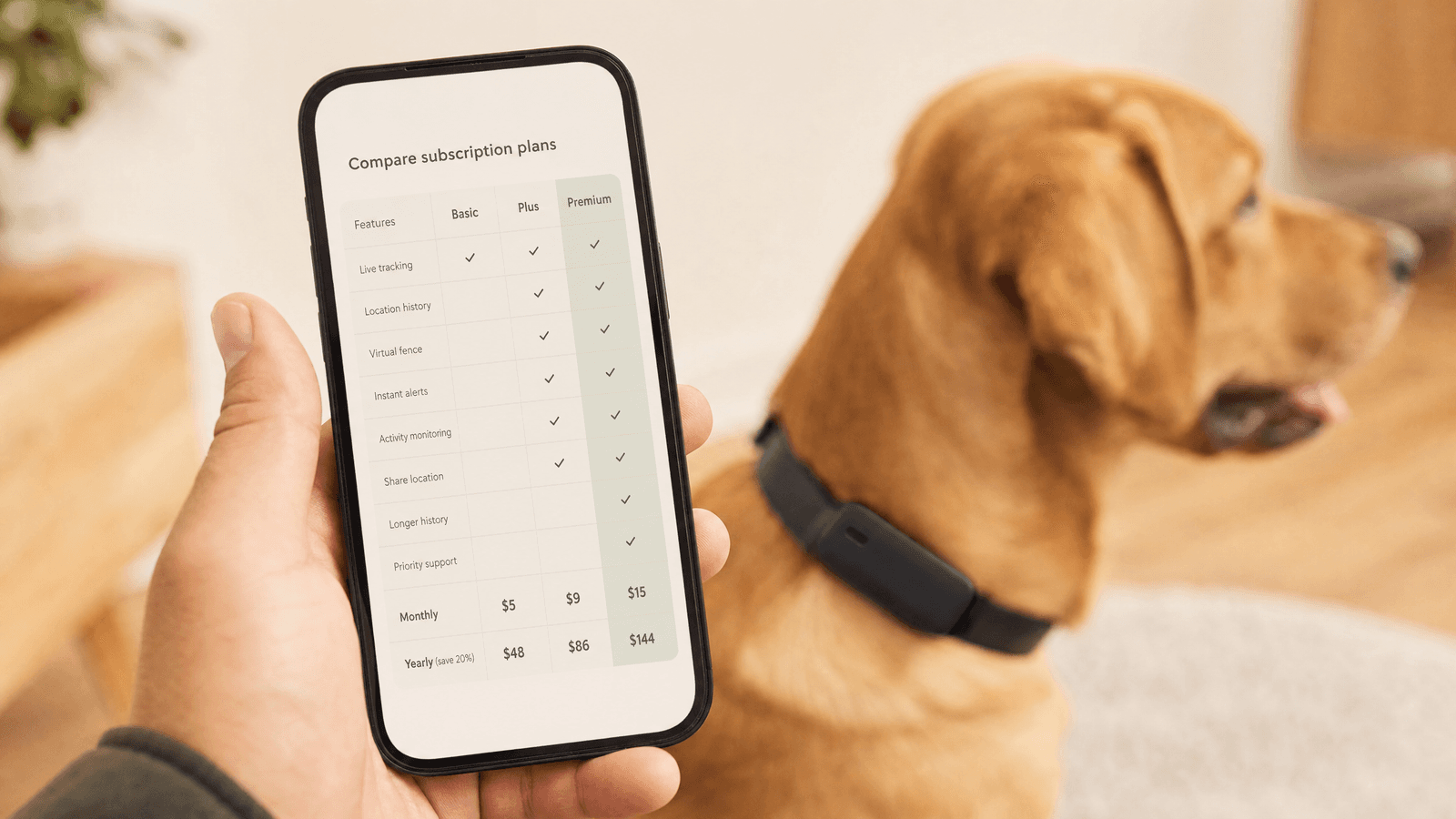 GPS Pet Tracker Subscription Costs Compared
